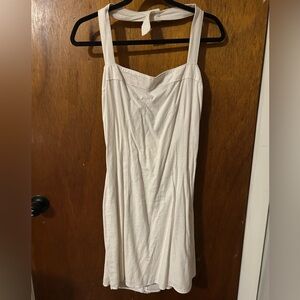Abercrombie & Fitch White Mini Halter Dress